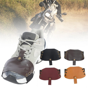 Cross-border motorcycle riding gear shoes protective cover gear shoe cover motorcycle gear rubber protective shoes leather cover