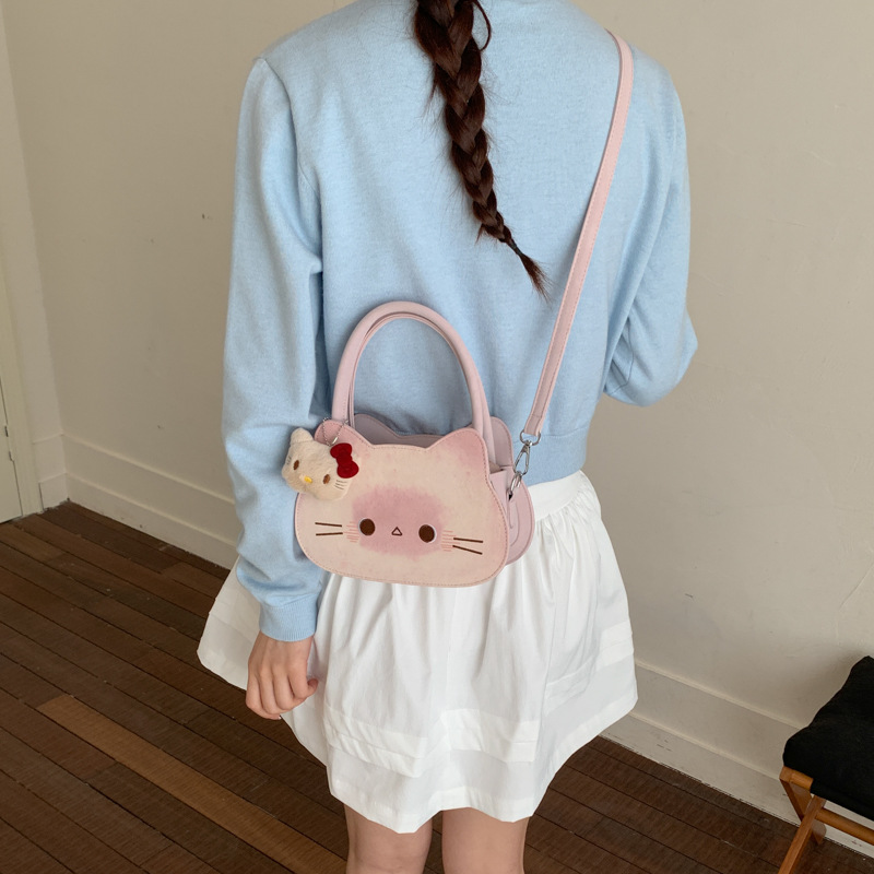 Diseño de nicho lindo bolso diario impresión de dibujos animados 2026 nuevo estilo coreano bolso de hombro bolso de moda de mujer