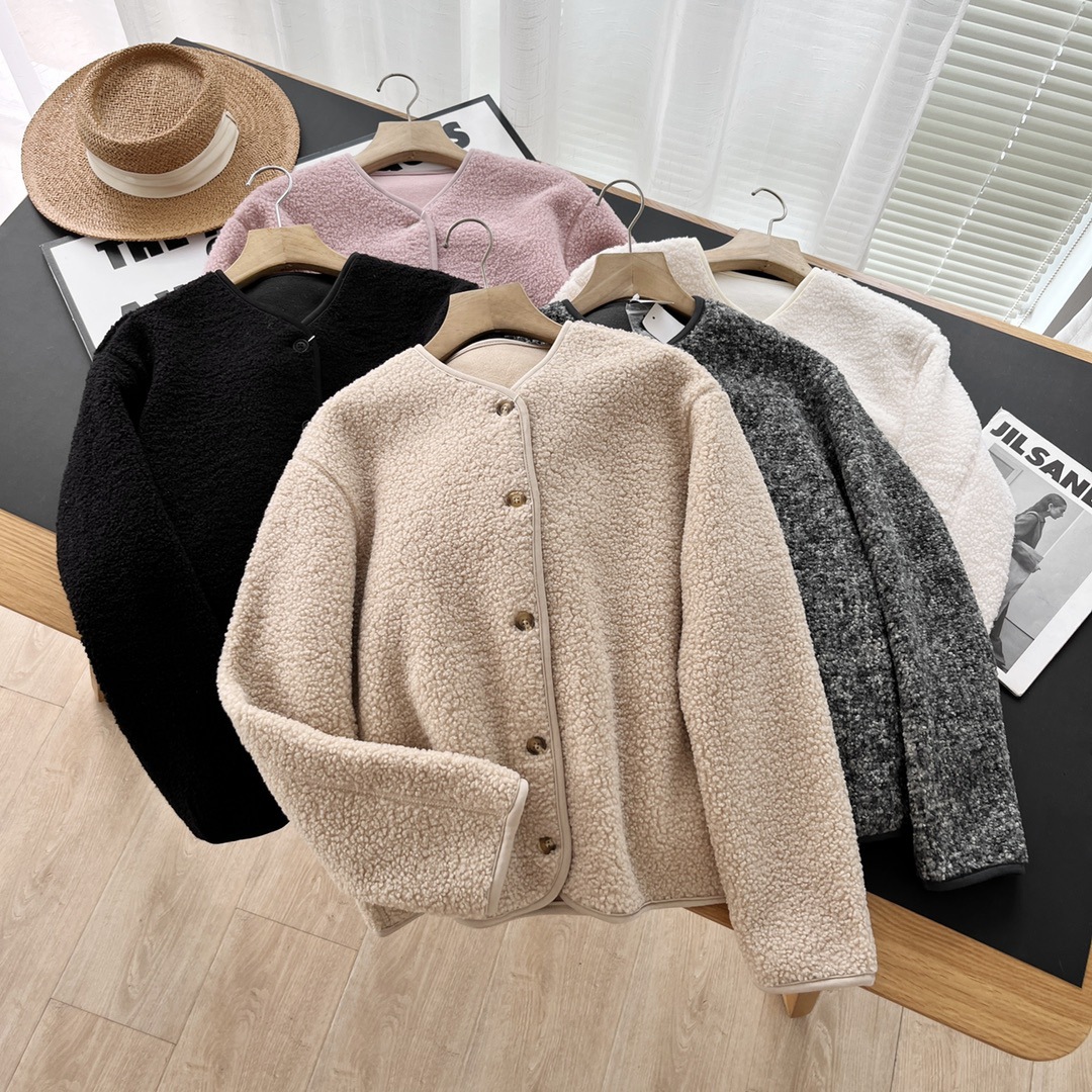 Women's Sports Solid Color Single Breasted Coat Fleece Jacket display picture 1