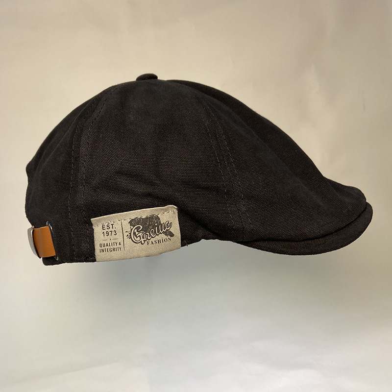 Spring and Autumn Retro Dressed Japanese Washed Adjustable Forward Cap Anti-Wear Bailey British Fashion Brand Men's and Women's Painter Hat