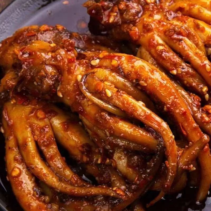 香辣鱿鱼湖南特产麻辣熟食小零食大礼包香菇鱿鱼食品零食散装发批|undefined