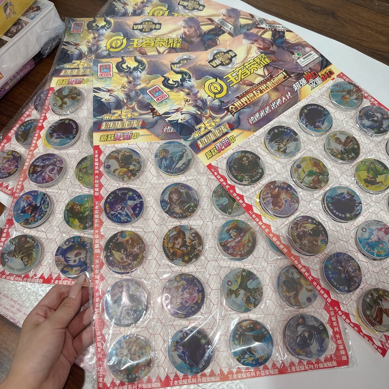 20パック入り厚手プラスチックカードウルトラマンラウンドカードおもちゃカード防水カードゲームバトルコイン子供プレイ|undefined