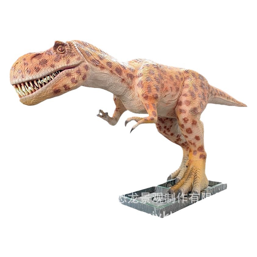 Modelo de dinosaurio de silicona eléctrica de simulación mecánica grande T-REX parque temático parque escénico creado
