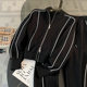High-end Fashion Western-style Sports Casual Sweat suit Women's Autumn 2025 New High Wide Leg Pants Two-piece Trendy