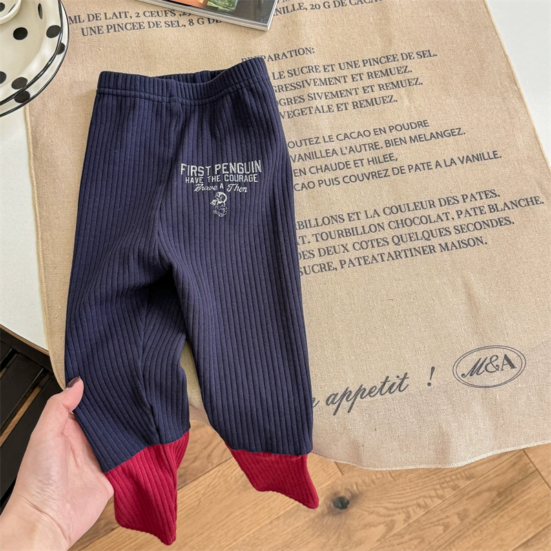 Весна-осень детские л leggings, штаны, детская одежда