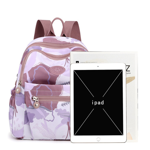 Wholesale women's backpack  new style fresh and sweet Oxford cloth backpack fashion casual lightweight travel school bag
