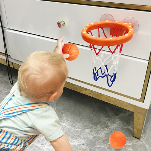 Cross-border water play basketball, children's basketball stand, bathroom toy, baby suction cup indoor water play toy