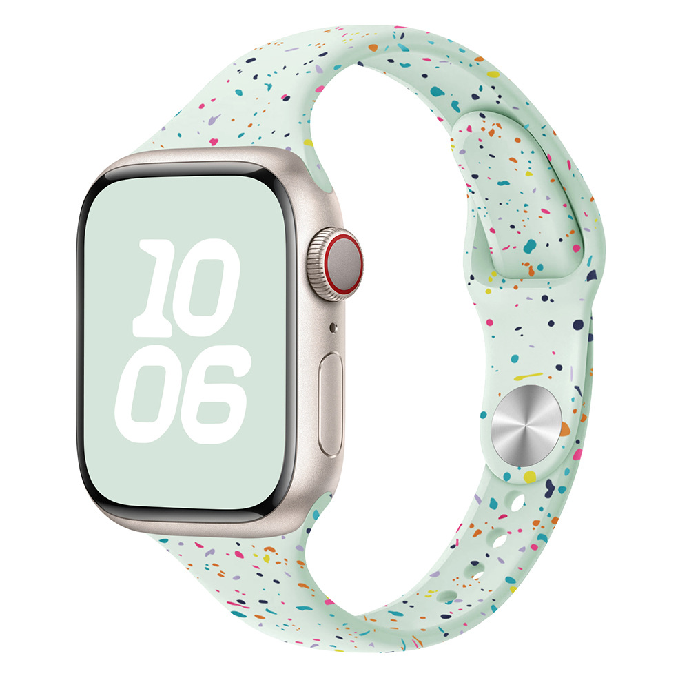 Para Apple Watch 789 generación T-Silicone brazalete iwatchSE deportivo reemplazable pulsera deportivo