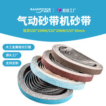 小型砂带机砂带木工打磨抛光机520*20沙带手提沙带条砂卷跨境厂家