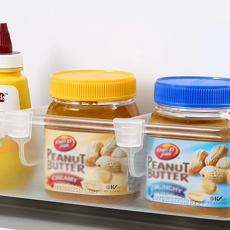 Регулируемые разделители для дверцы холодильника с защелкивающимися зажимами для домашнего использования, многофункциональные органайзеры.