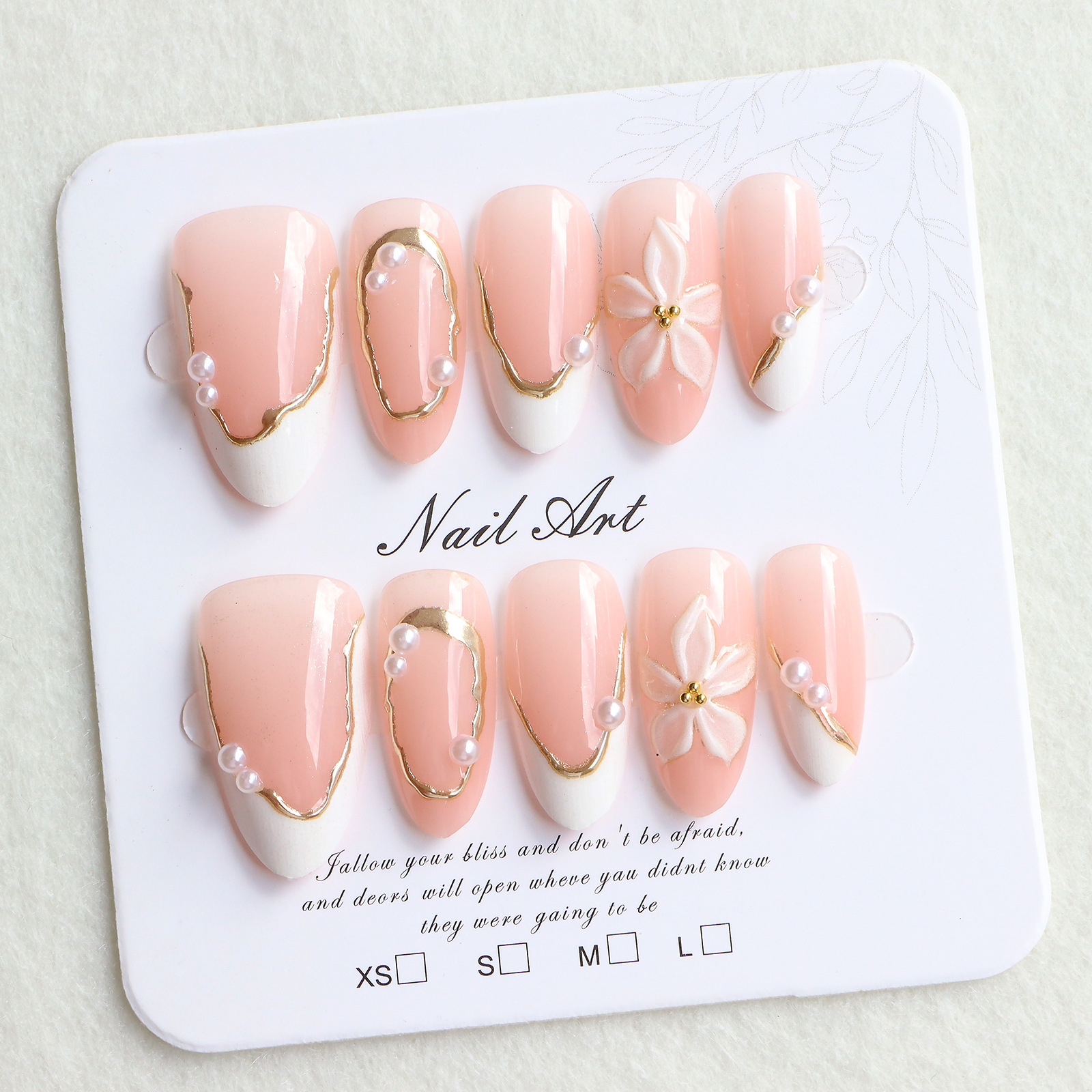 Almond transfronterizo hielo ojo de gato usar uñas perforadas a mano 3D luz de la luna relieve de oro brillante manicure al por mayor image 7