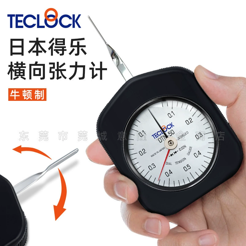 Японский измеритель натяжения TECLOCK с двумя стрелками, горизонтальный измеритель натяжения DTN-150, прибор для измерения силы контакта переключателя