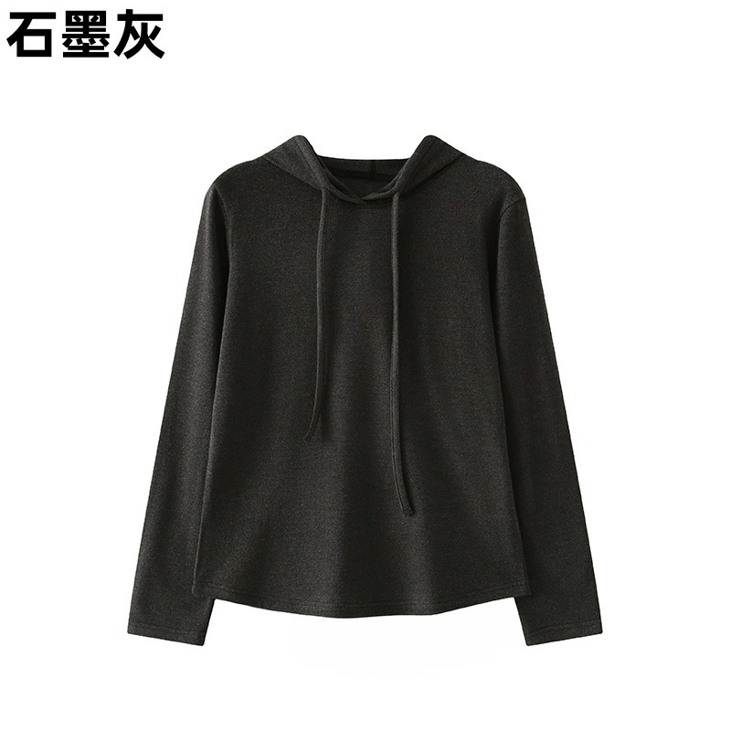 A350 knitted wool hoodie