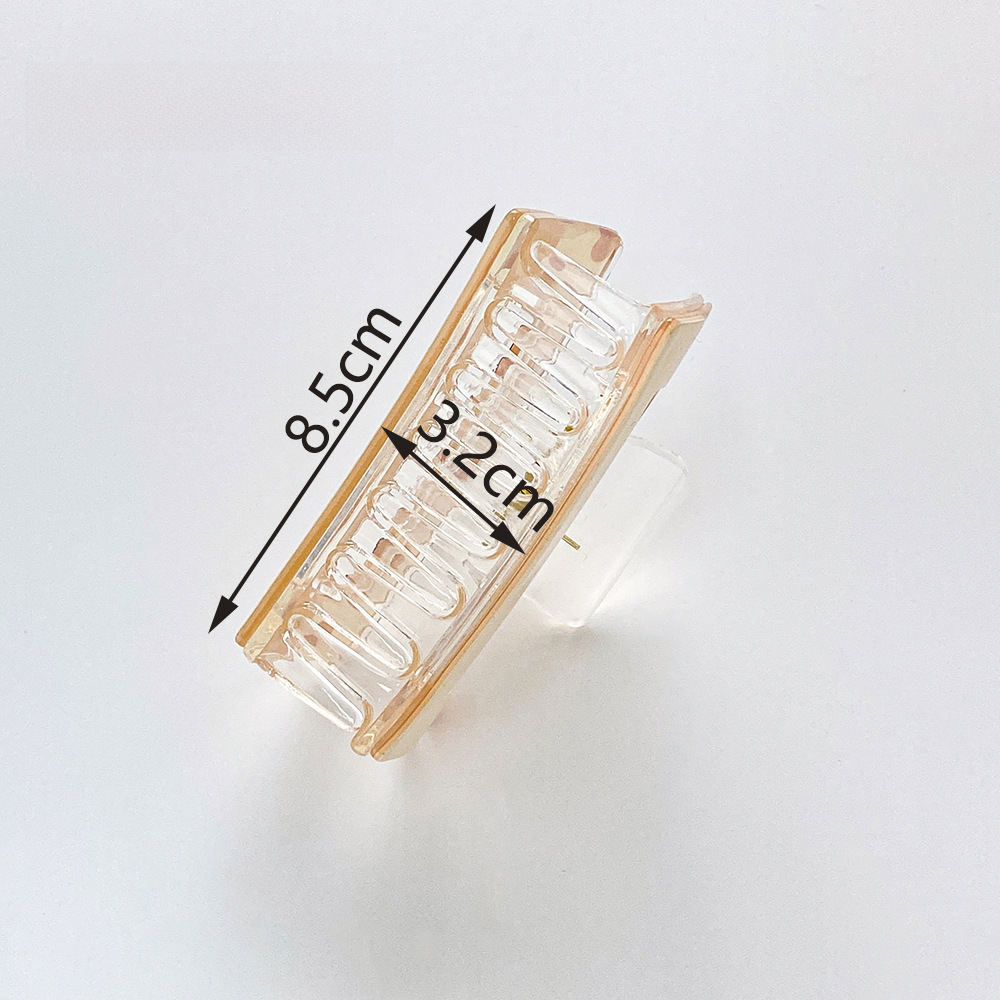 Phantom Colour Hair Claw Clip Square Polka Dot Hair Accessory_voghion.com