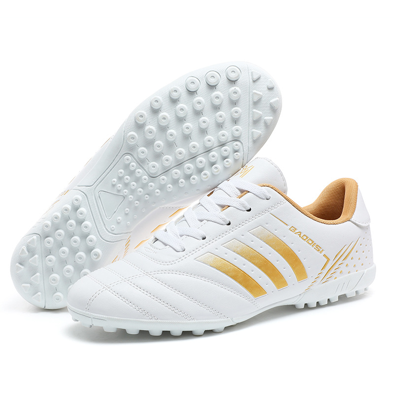 Zapatos de fútbol de clavos largos, zapatos de entrenamiento de moda para adultos anti-deslizante de altura baja para hombres y mujeres, zapatos deportivos de tamaño grande, ventiladores y amortiguadores