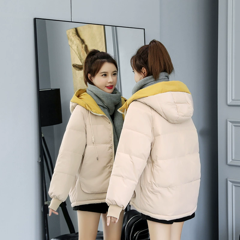 Short down jacket for kids, Korean style, oversized fit, increased thickness