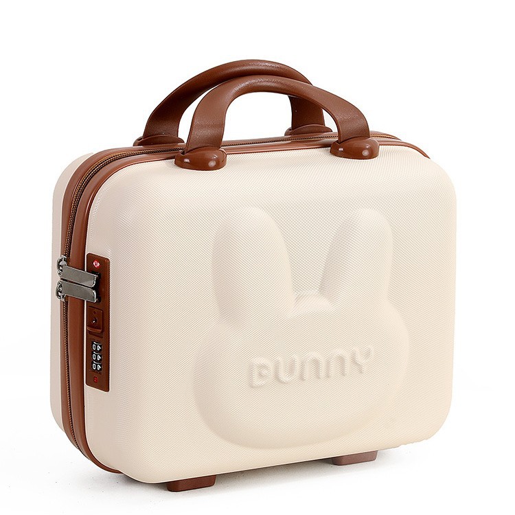 Nuevo conejo maleta maquillaje regalo de mano caja de boda 14 pulgadas 16 pulgadas maleta maleta