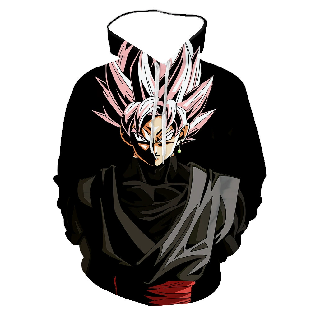 Amazon Внешняя торговля новый молодежный мультфильм Dragon Ball спортивный длинный рукав 3D-печать мужская мода бренд свитер с капюшоном