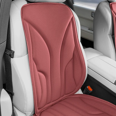 Four Seasons Pad: for All Seasons, Breathable, Non-Slip - volcano-red-single-backrest-anti-fouling-leather-latex-cotton-core-not-tired-after-sitting-for-a-long-time