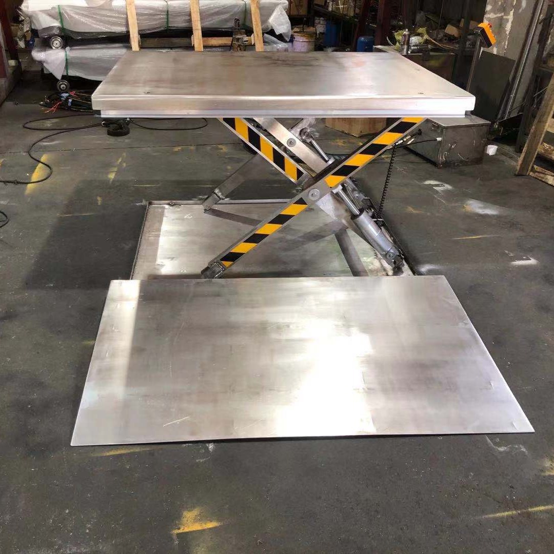 非标 不锈钢电动平台 1吨全不锈钢升降机 SUS304电动液压升降平台