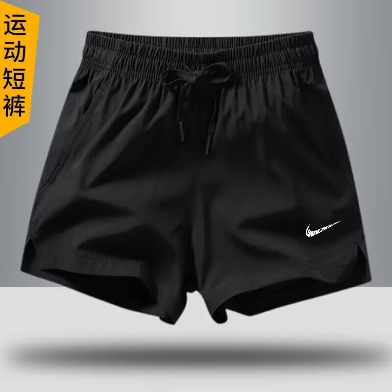 Dropshipping Brand Summer Ice Silk Shorts for Men, Loose Fit, Plus Size, Couple Style Casual Pants, Men's Quick-Dry Pants Three Dropshipping Brand Summer Ice Silk Shorts for Men, Loose Fit, Plus Size, Couple Style Casual Pants, Men's Quick-Dry Pants Three