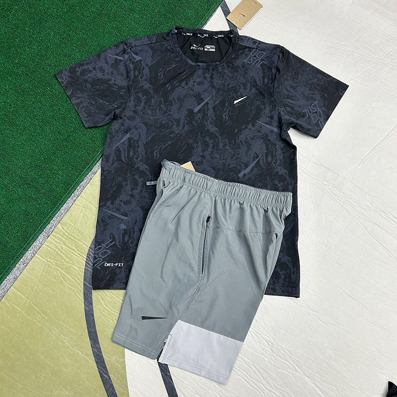 Verano al por mayor nuevo deportivo fitness correr rápido seco suelto manga corta entrenamiento diario al aire libre juego de tenis casual