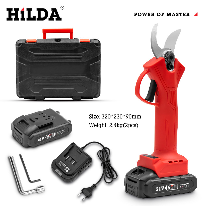 HiLDA de litio eléctrico sierra de cadena tijeras eléctricas de litio tijeras eléctricas de poda de rama gruesa tijeras eléctricas