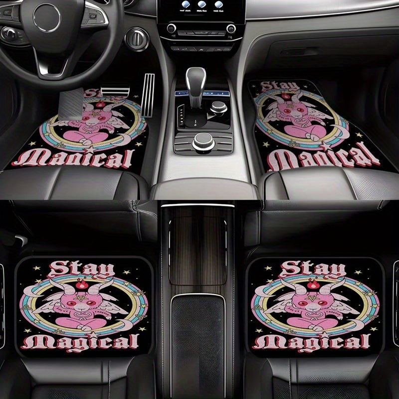 Cross-Border Amazon New American-Style Car Floor Mats Four-Piece Set, Dirt-Resistant Floor Mats, Wear-Resistant and Dust-Proof Mats