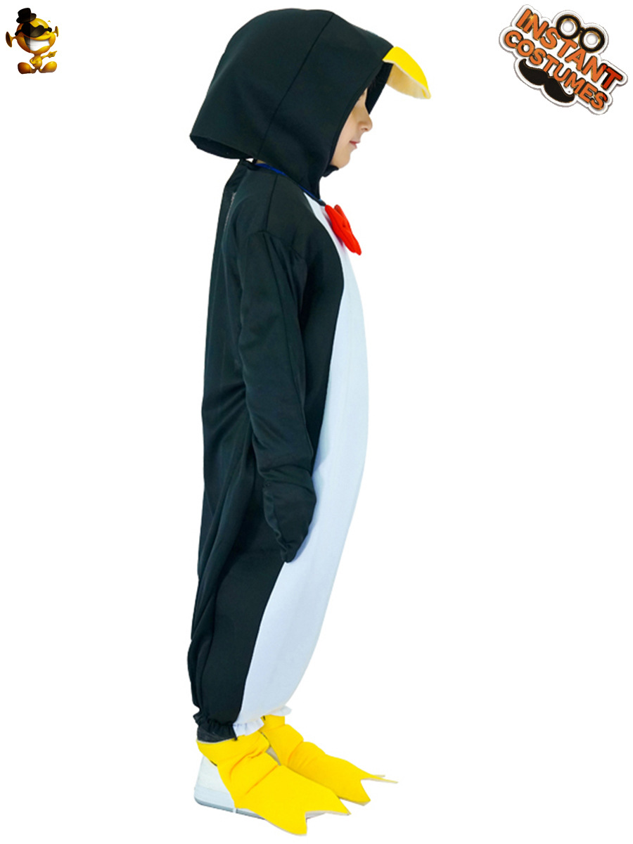 Traje de pingüino para niños disfraz de Halloween Masquerade Cosplay etapa de rol traje de rendimiento