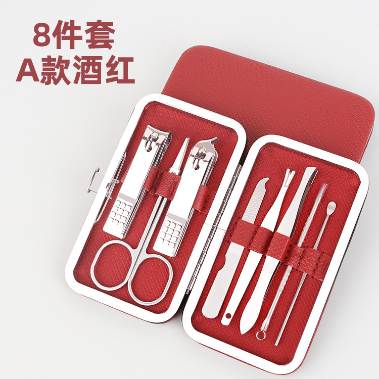 現物黒12点セット爪切りセットマニキュア道具セット家庭用爪切りセット|undefined