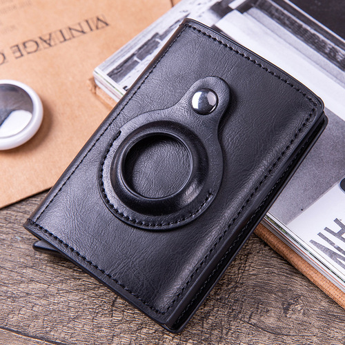 airtag positioning tracker genuine pickup bag simple creative business multifunctional wallet wallet card bag X-81