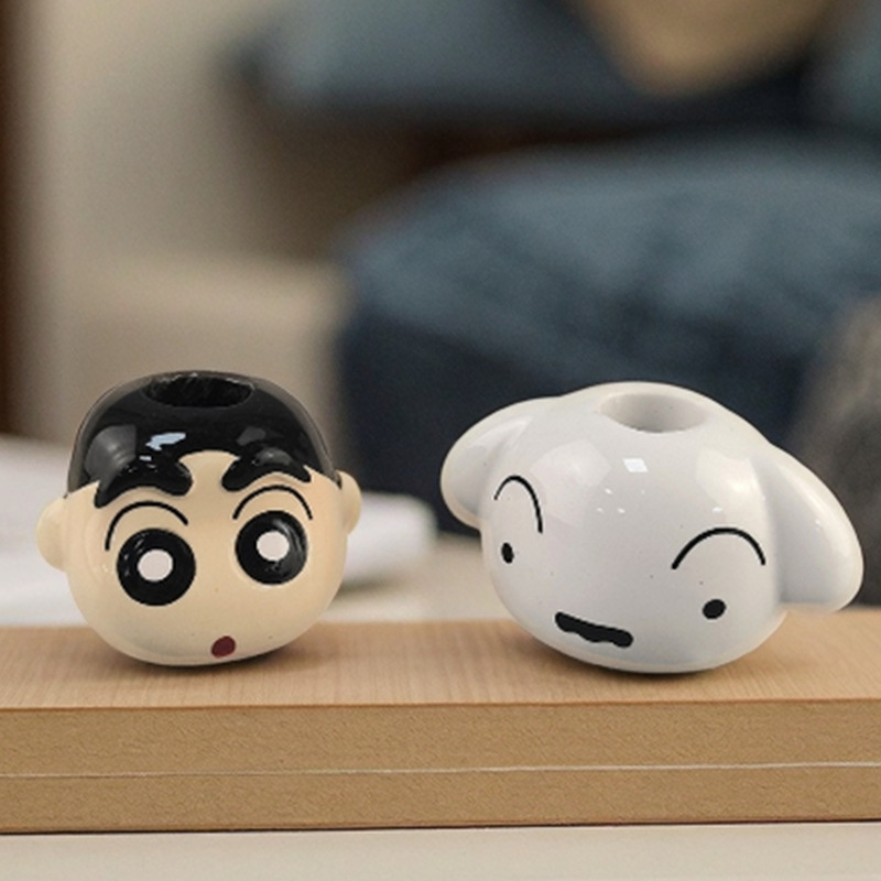 Cepillo de dientes Crayon Shin-chan, baño, hogar, creativo lindo, de alta gama, creativo, de alto valor, nuevo soporte de cepillo de dientes 2025