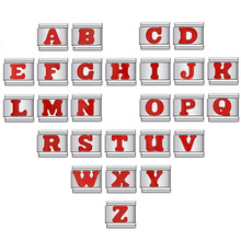 �¿��䓼tɫӢ����ĸDIY�����ģ�K��� Italian charm bracelet