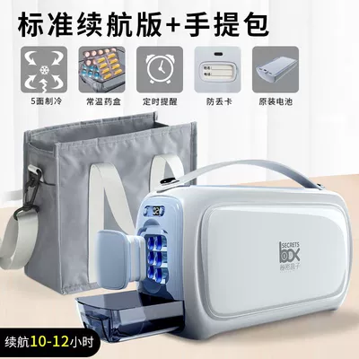Refrigerator Box for Insulin, Soyuducular - standard-battery-life-handbag-1-battery