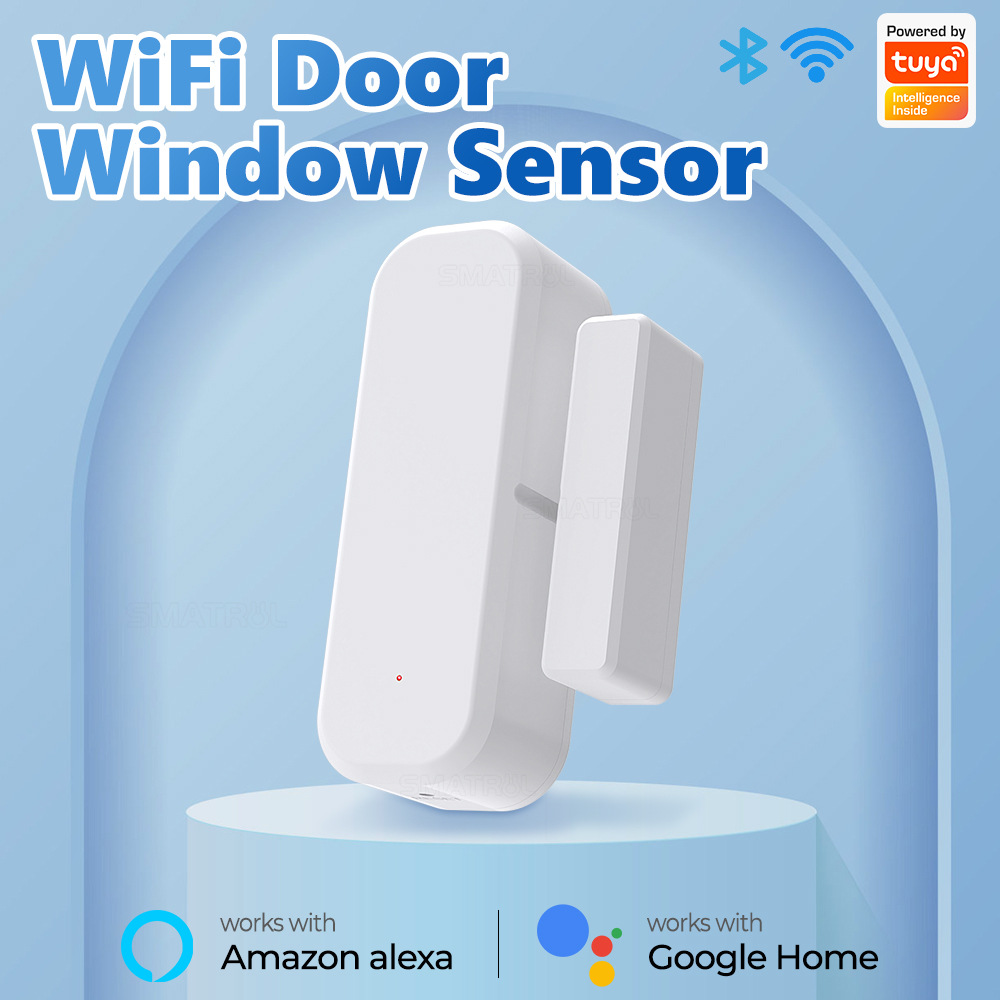 Doodle WiFi/Zigbee Magnetic Door and Window Anti-Theft Alarm Sensor Wireless Smart Home Sensing Door and Window Switch