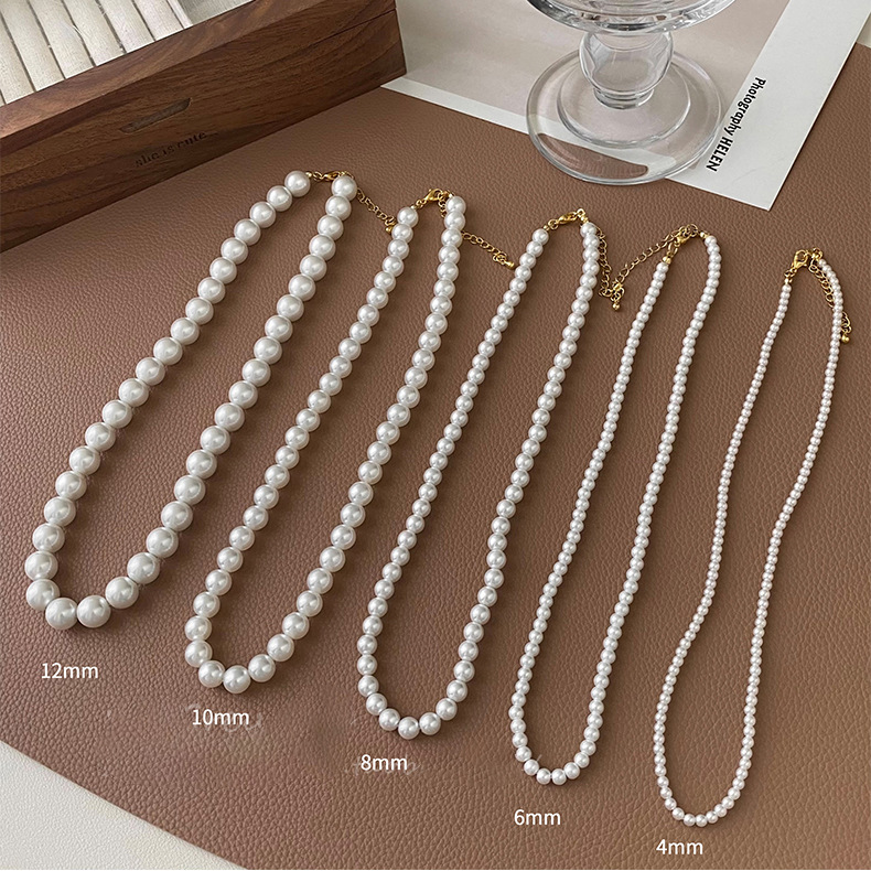 6mm highlight pearl necklace