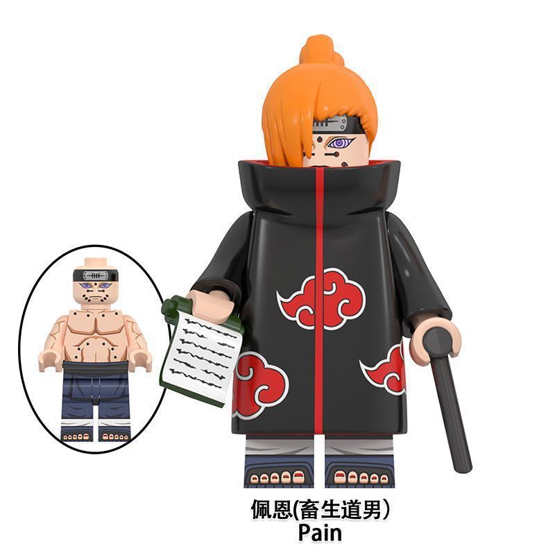 NARUTO 互換性のあるレゴ ミニフィギュア ヘイゴ ウィザード ウィザード ウィザード サスケ イタチ ジュンマルー 組み立てブロック おもちゃ プラスチック|undefined