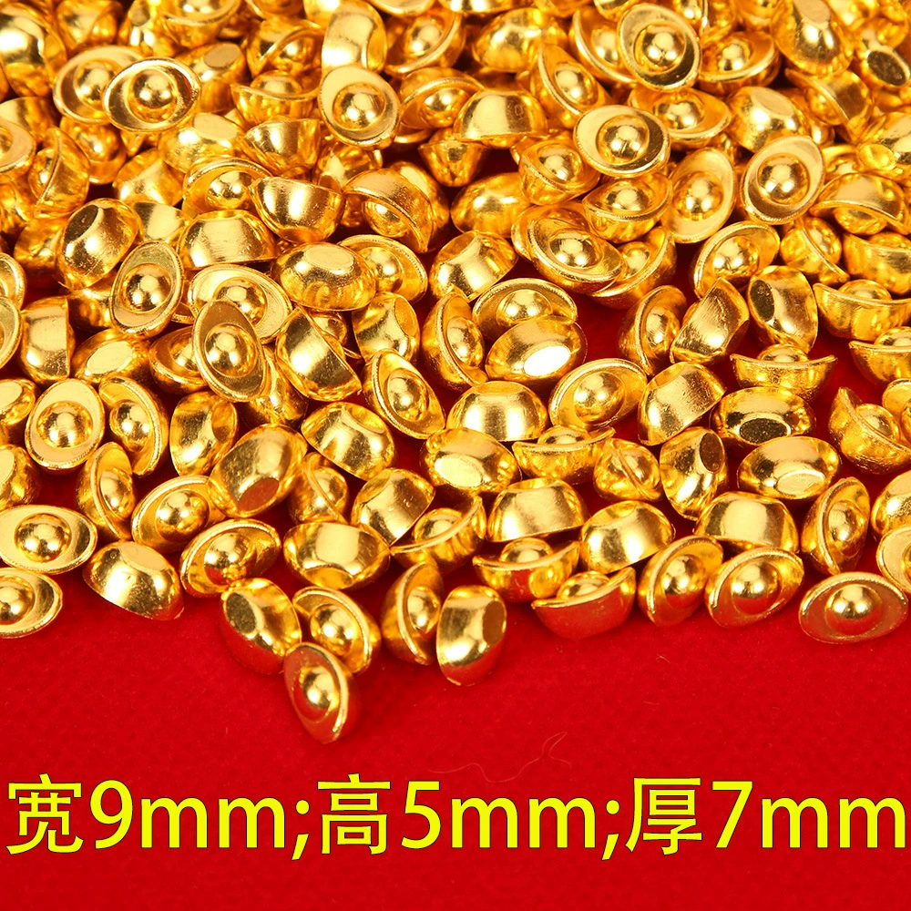 Точный мини-песочный золотой маленький слиток рог изобилия специальный сплав слиток маленький украшение подарок металлические поделки