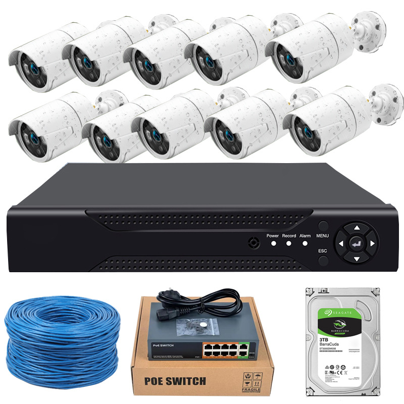 Sistema de monitoreo integrado Cámara de red fija Cámara de red domo Proyecto de instalación de monitoreo de seguridad