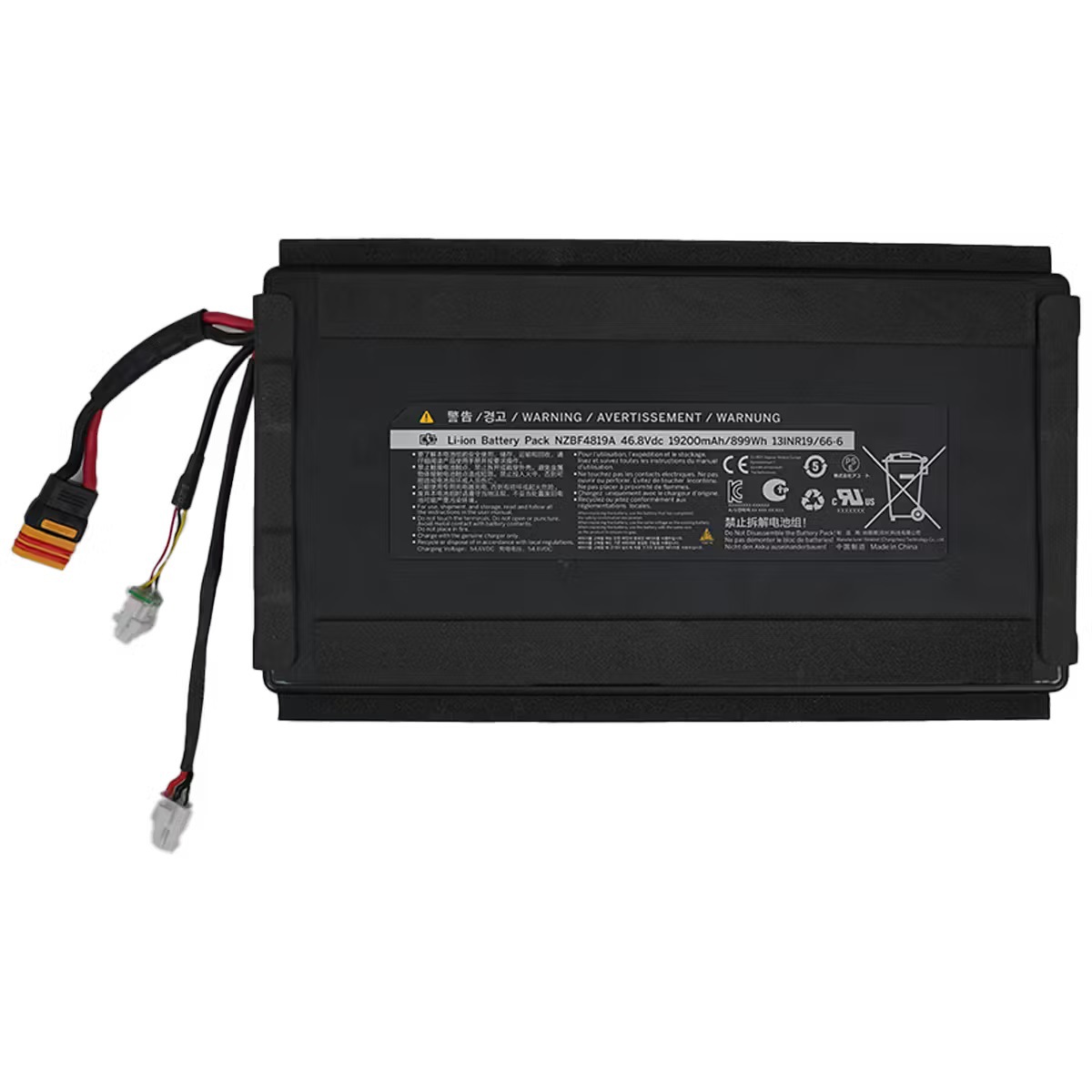 Ninebot Segway Electric Scooter Gt3 Lithium Battery 19200Mah Compatible with Zt3Pro/G3