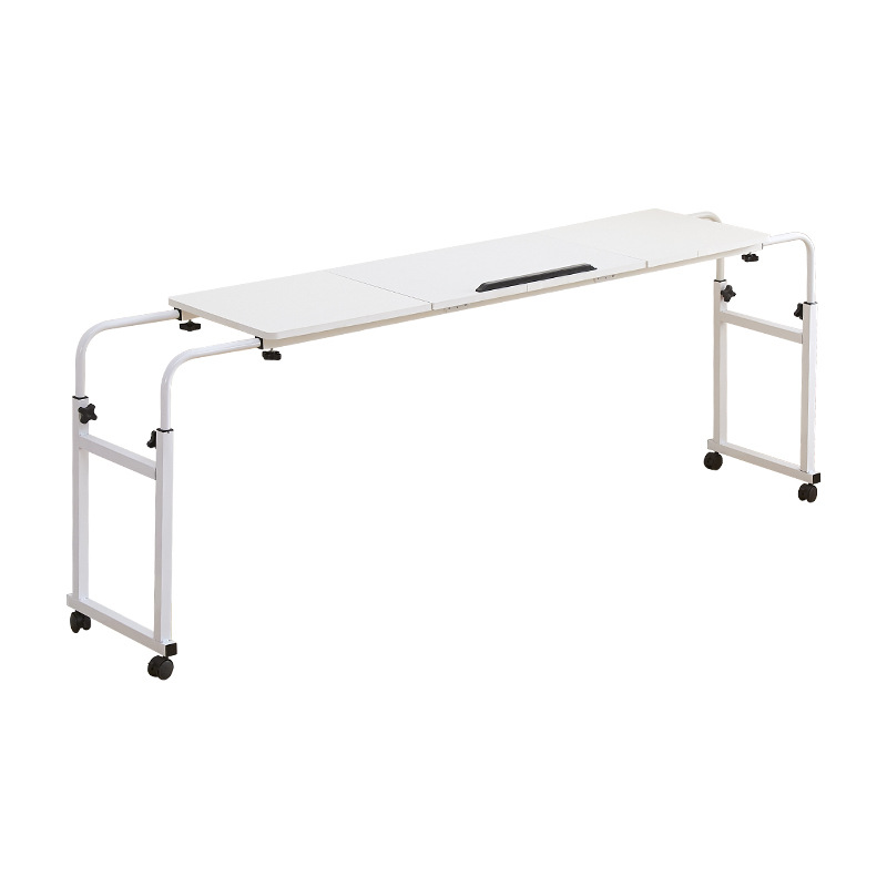 Mesa de cama de doble escritorio elevable móvil perezosa mesa de lado de la cama del dormitorio escritorio de computadora de oficina image 6