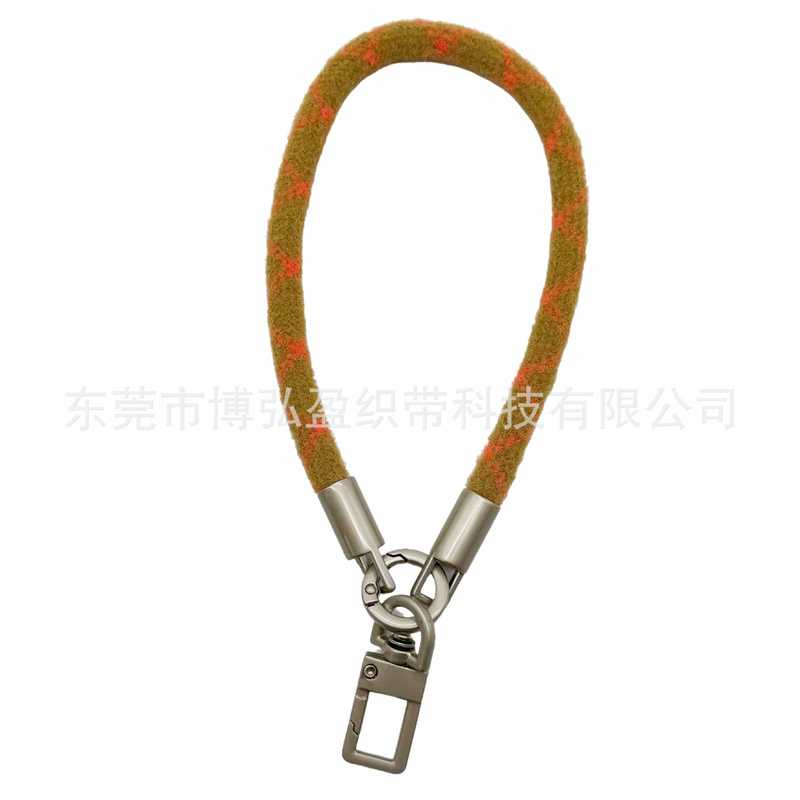 8MM圣诞限定手腕毛毛挂件短款高端手机挂绳包挂钥匙扣挂件DIY|undefined
