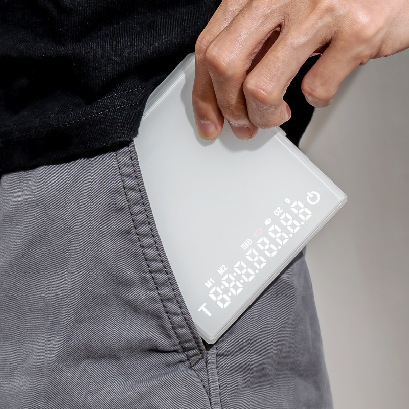 Mini Escala electrónica de café Balanza de café italiana Escala electrónica de café al aire libre Escala de café