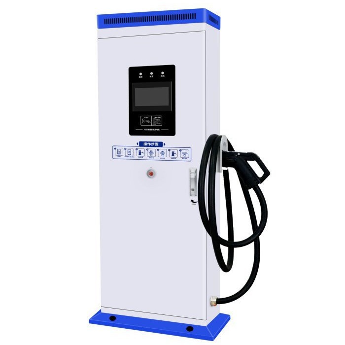 新能源汽车直流单双枪30KW充电桩多种支付方式刷卡二维码电动车
