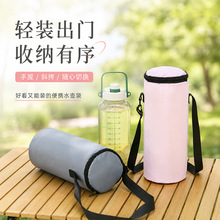 保温水杯包户外便携背包跨水杯收纳包多功能铝箔保温壶水壶保护套