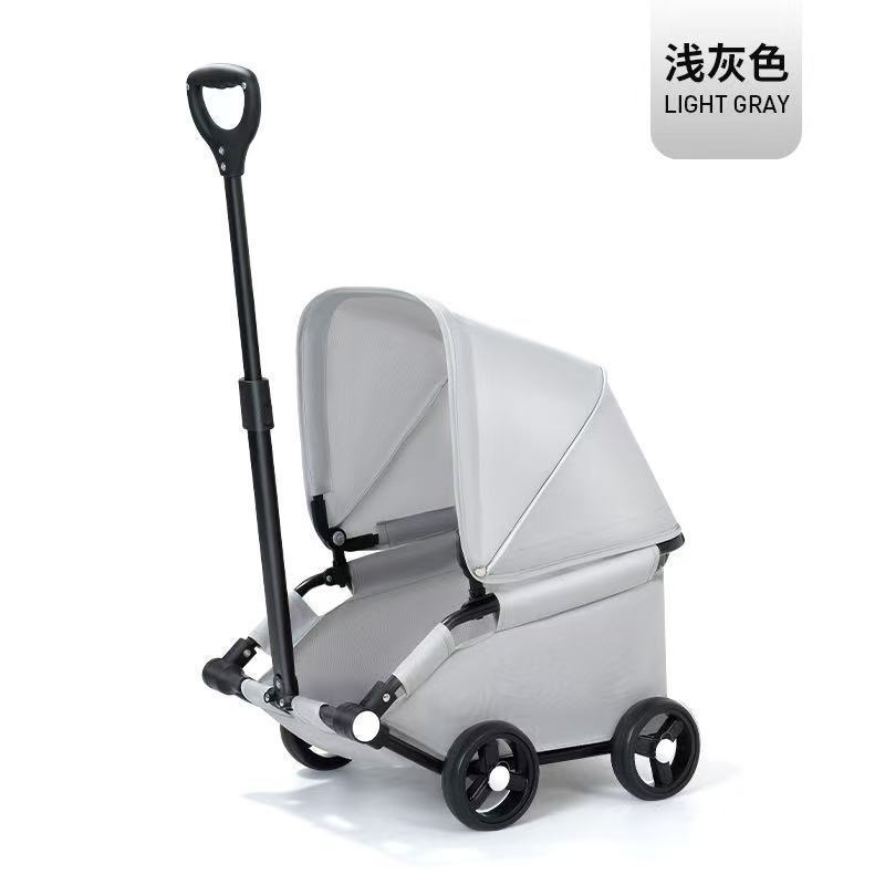 犬猫用ペットベビーカー、テディベビーカー、屋外旅行用小型ペットベビーカー、軽量折りたたみ式|undefined