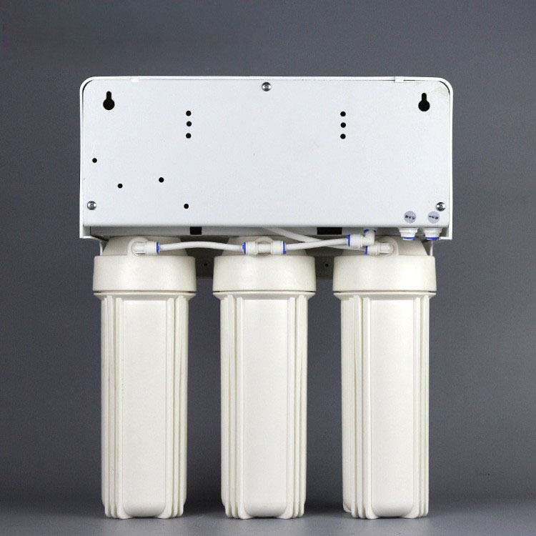 Cubierta de vidrio tipo ro máquina de beber directa ósmosis inversa máquina de agua pura purificador de agua doméstica