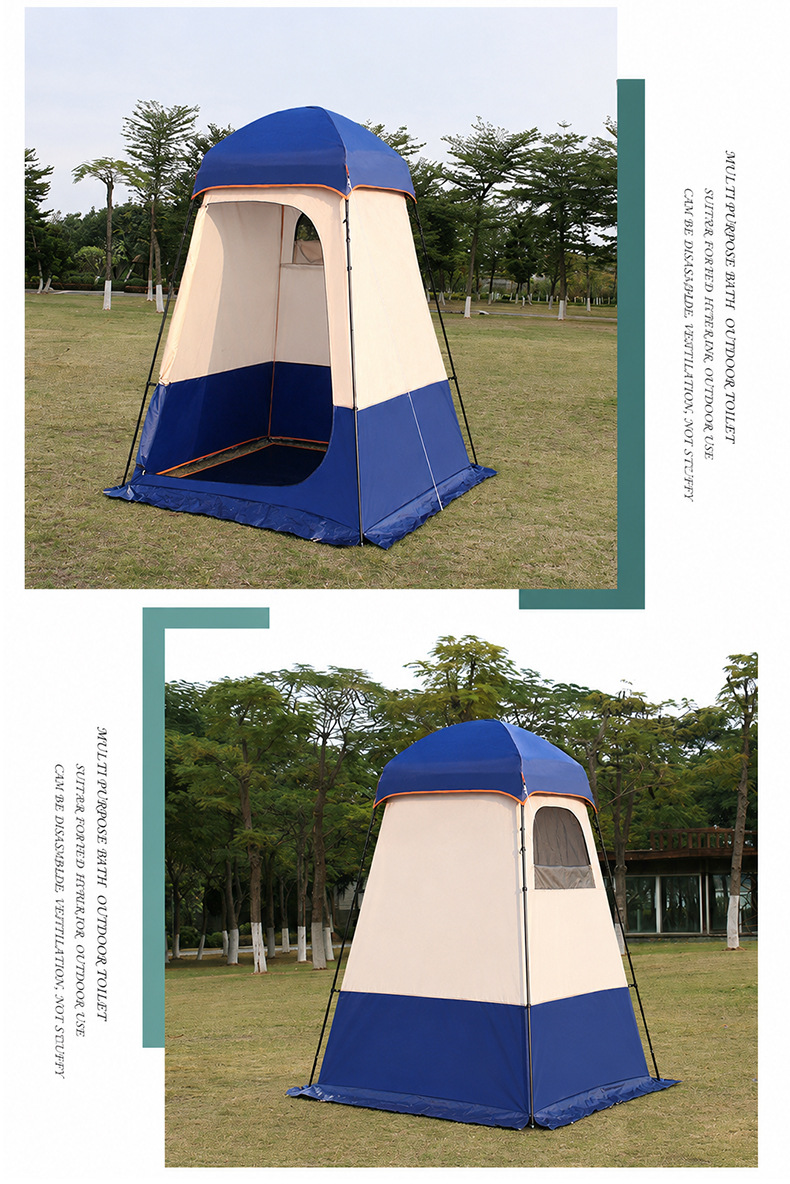 Cross-border bestseller: Extra-large and high-height outdoor changing and bathing tent, camping model changing tent, mobile toilet tent