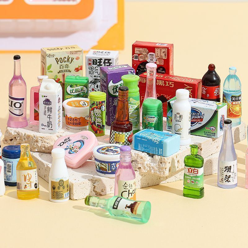 食品とおもちゃの洞窟ブラインドボックススーパーマーケットサプライズ学生抽選開封シミュレーション食品とおもちゃのボトル DIY 子供のおもちゃ|undefined
