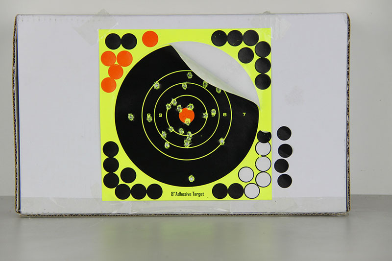 copper plate sticker Material 8-inch Fluorescent Self-adhesive Bow And Arrow Shooting Practice Target Sheet Stickers
